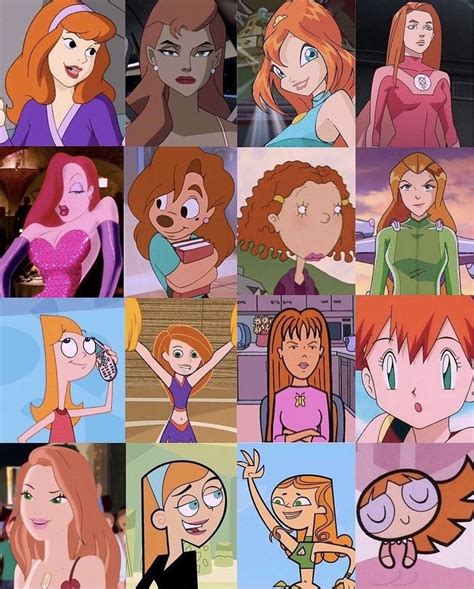 funny redhead characters|female characters with red hair.